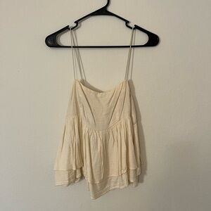 Urban Outfitters Cream Babydoll Top🤍